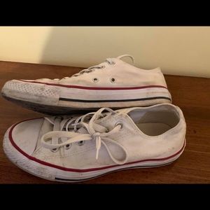 Low top and hightop white converse $18 each